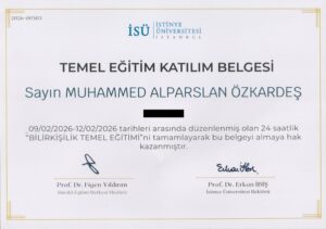 Bilirkişilik Temel Eğitimi Sertifika